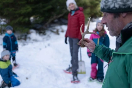 Excursión con raquetas de nieve P'tits Trappeurs - Bonjour Alsace