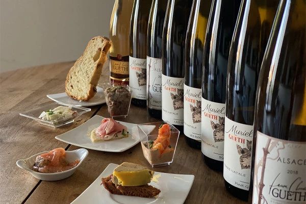 Aperitivo Gastronómico en el Viticultor Independiente - Vinos Locales y Viñas Viejas - Bonjour Alsace