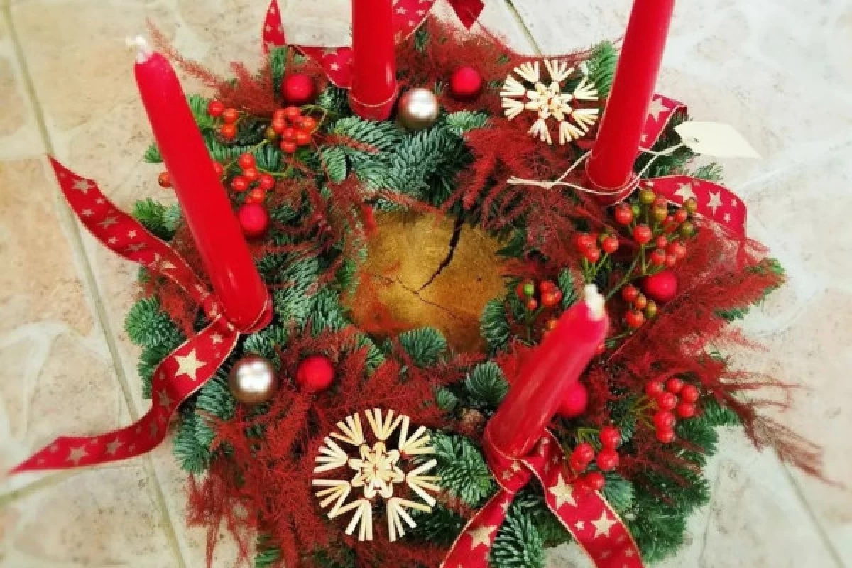 Workshop - traditional Advent wreath - Bonjour Alsace