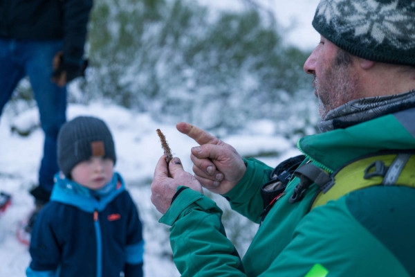 Excursión con raquetas de nieve P'tits Trappeurs - Bonjour Alsace