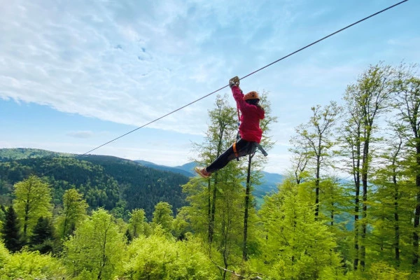 Arborismo y tirolinas - Parc Alsace Aventure - Bonjour Alsace